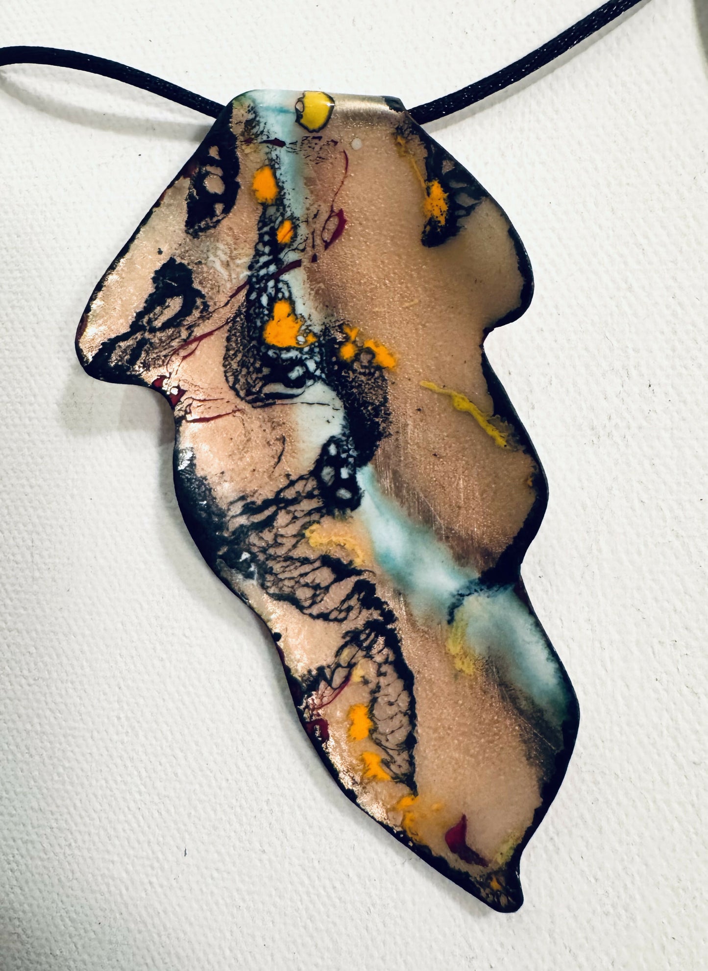 Enamel statement pendants