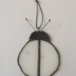 Recycled Stained Glass Bug