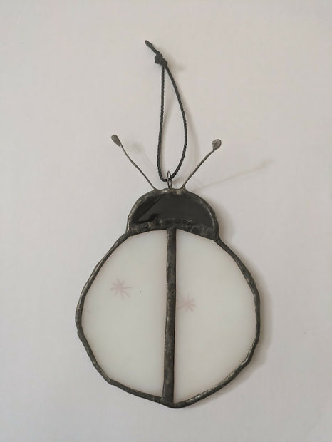 Recycled Stained Glass Bug
