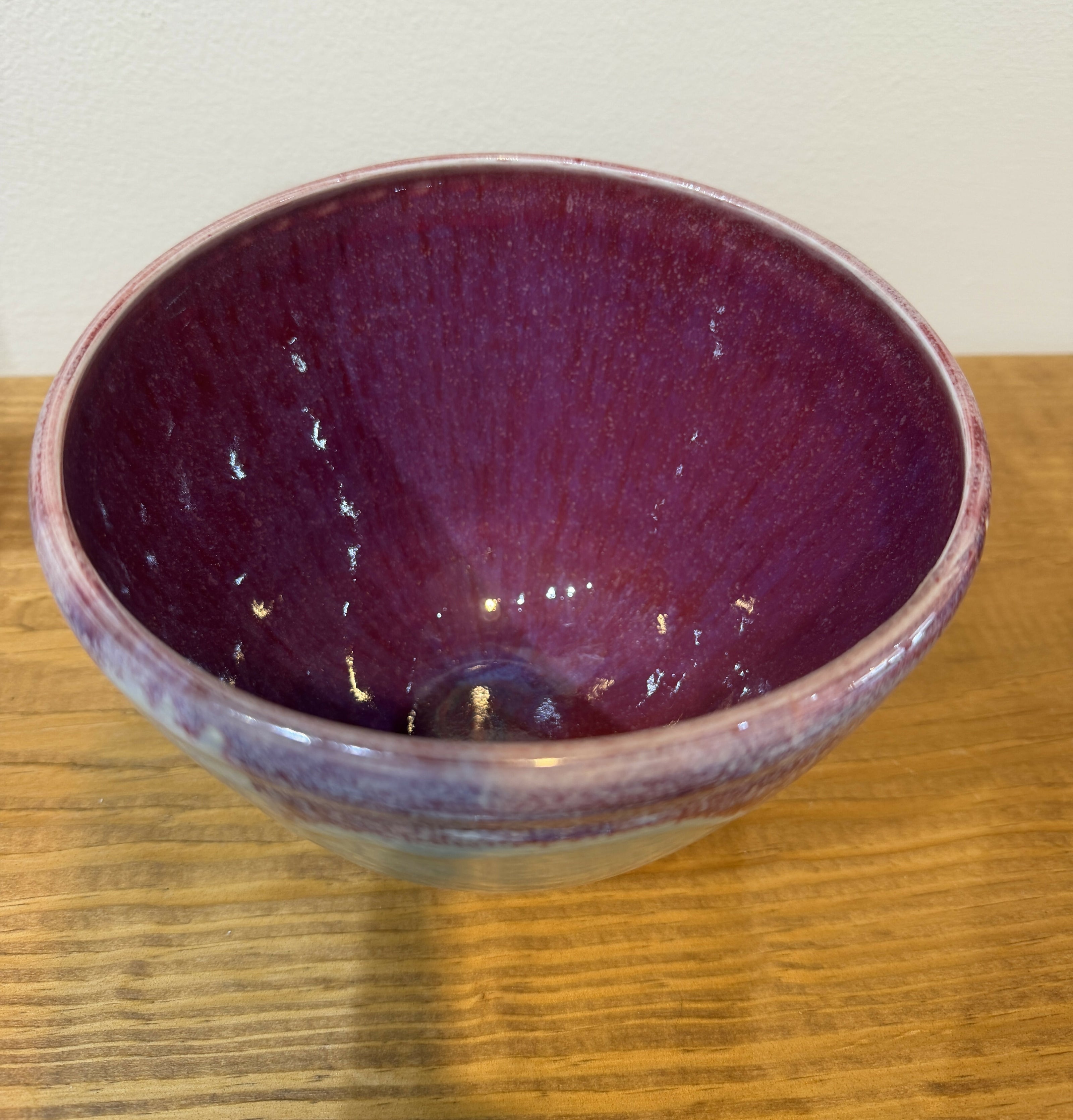 Seaglass and purple Medium Bowl
