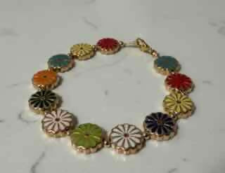 Springtime Flower Bracelet