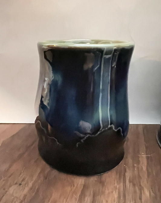 Porcelain wine cup- galaxy crystal