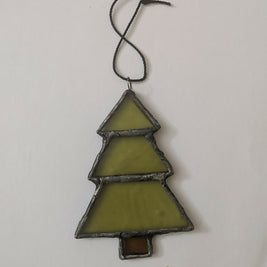 Recycled Stained Glass Tree