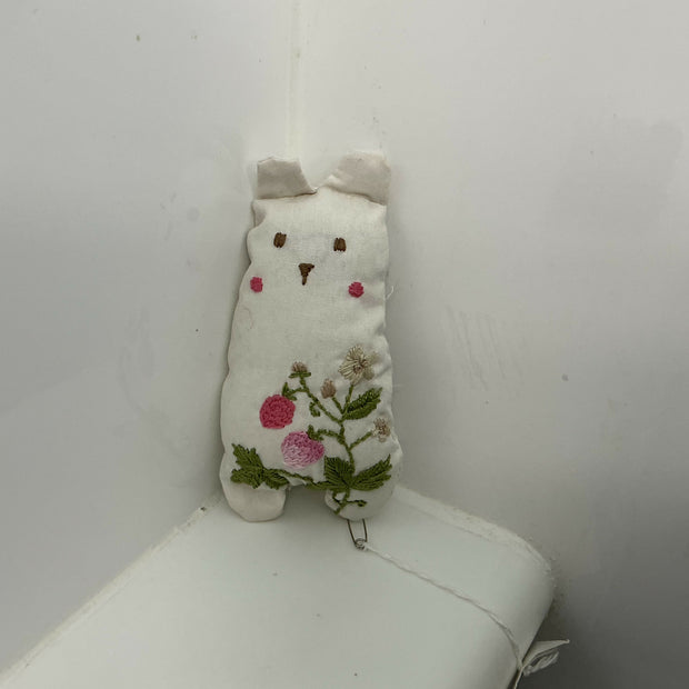 Little white baby bear