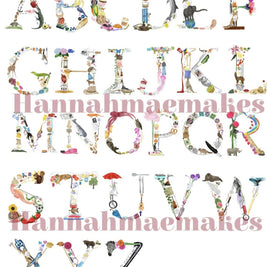 Alphabet Art Series (8x10)