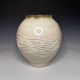 Ceramic Moon Jar Vase