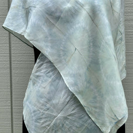 Fresh Indigo Scarf, Nui Shibori