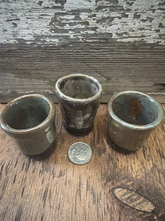 Copy of Obsidian set of 3 shot glasses