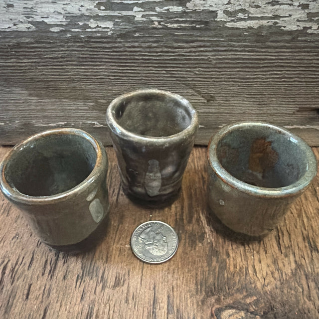 Copy of Obsidian set of 3 shot glasses