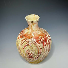 Textured Ceramic Bud Vase
