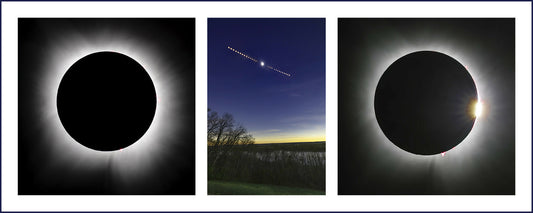 Solar Eclipse 2024 - Three Views