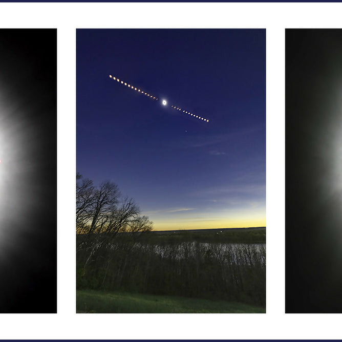 Solar Eclipse 2024 - Three Views