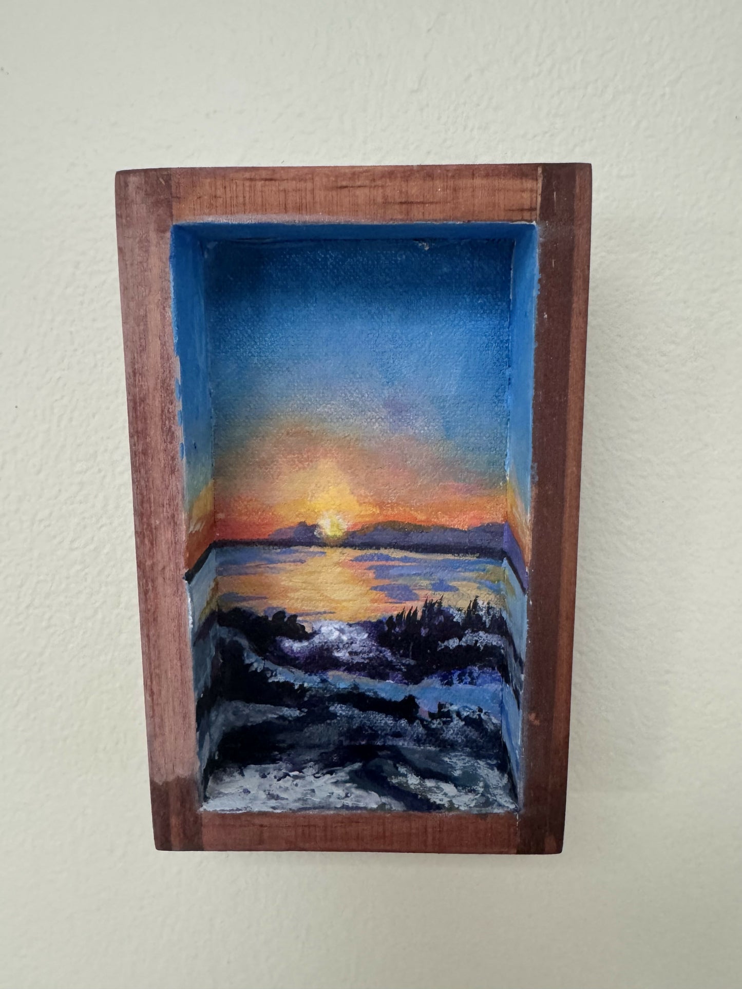 WInter Sunset Door County