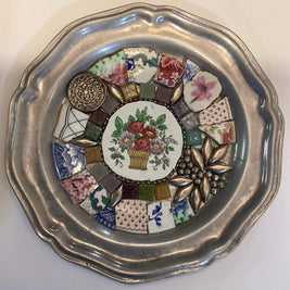 Small Flower-basket Plate