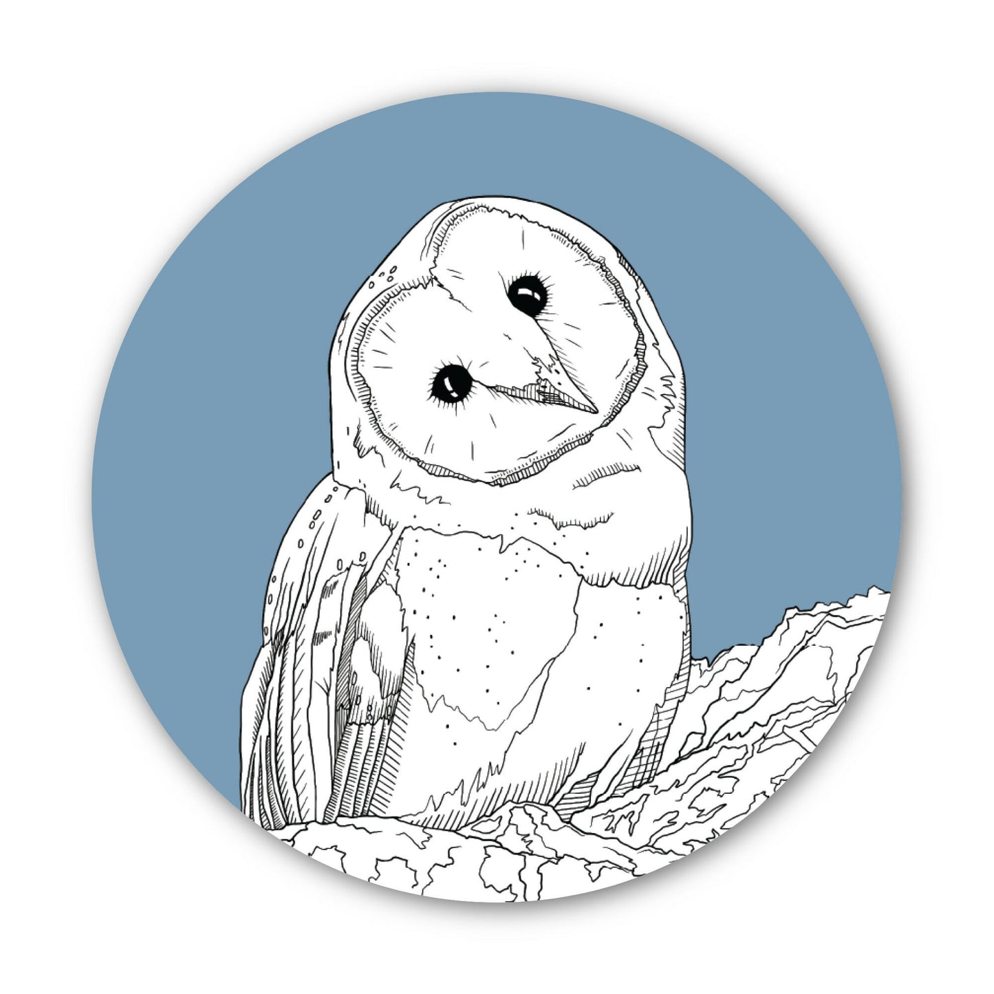 3” Art Sticker, Owl