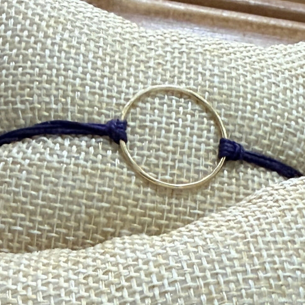Karma Bracelet Gold Filled Large KBRGL