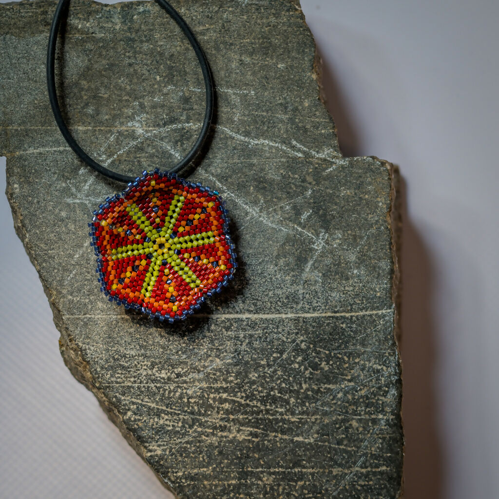 Earthy Hexagon Pendant