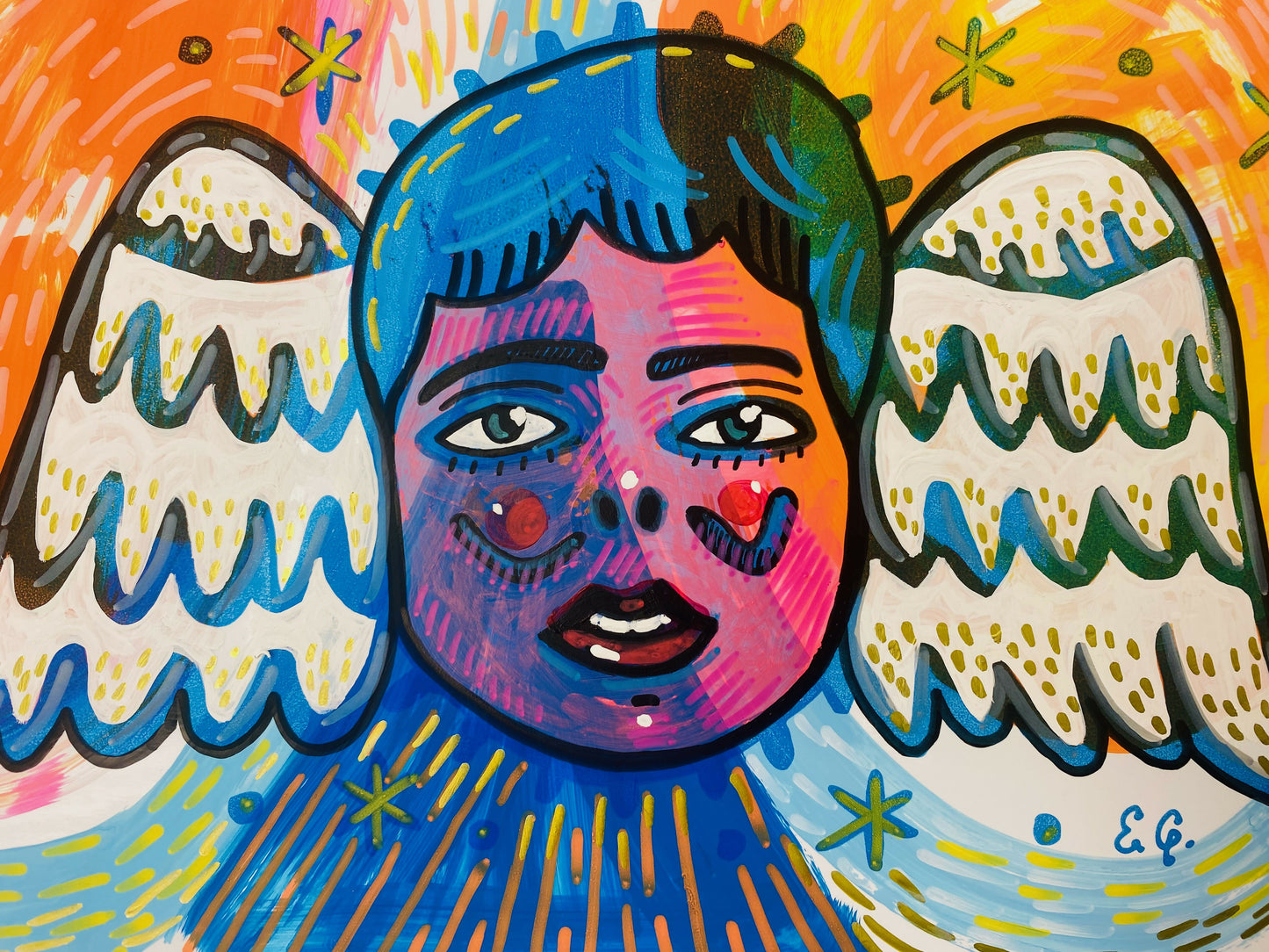 "Angel Swirl" from the Imperfect Angels Series