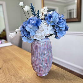 Tall Wavy Ceramic Vase