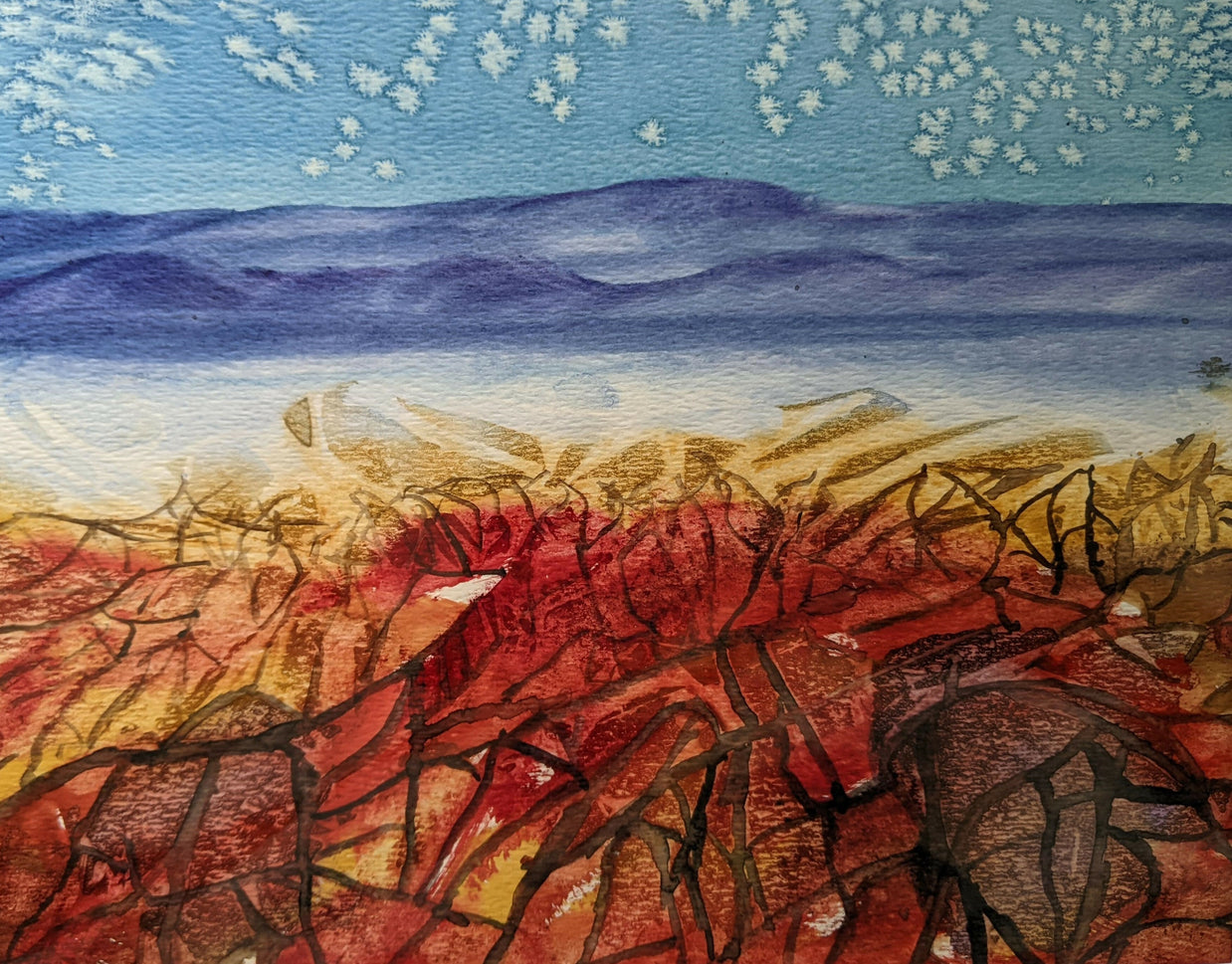 What Lies Within - original watercolor
