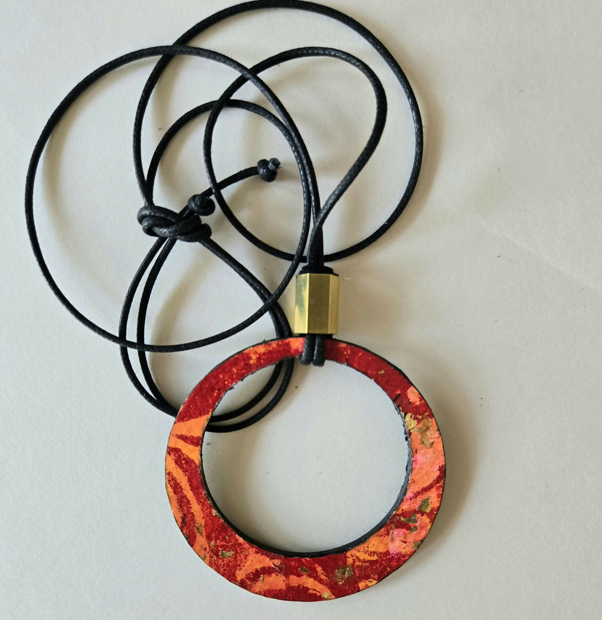Large Boho hoop pendants