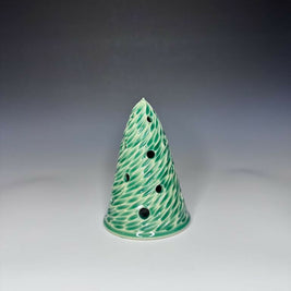Green Xmas Tree Luminary 1