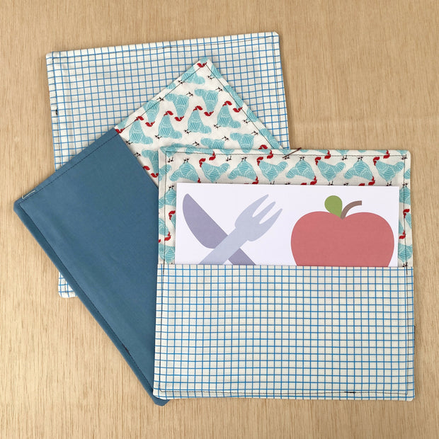 Lunch Box Napkin Set in Chicken