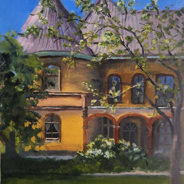 Naomi Pollak Spring Day Outside Dawes House