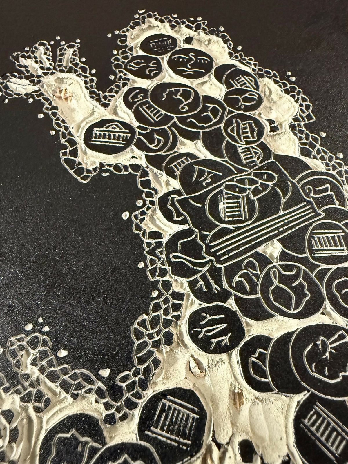 Chicago Rat Hole | Linocut Print | Wall Art