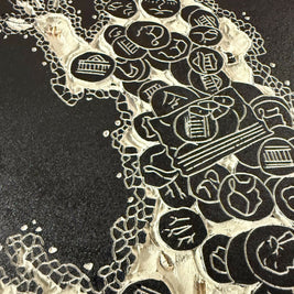 Chicago Rat Hole | Linocut Print | Wall Art
