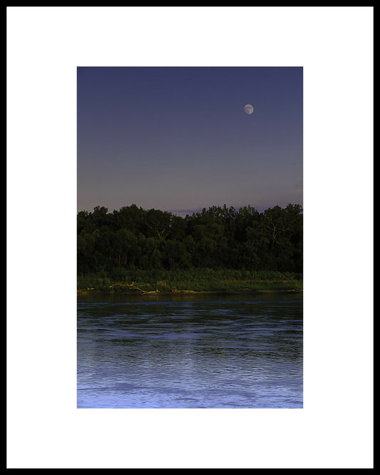 Missouri River Moonrise 2004