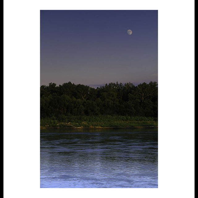 Missouri River Moonrise 2004