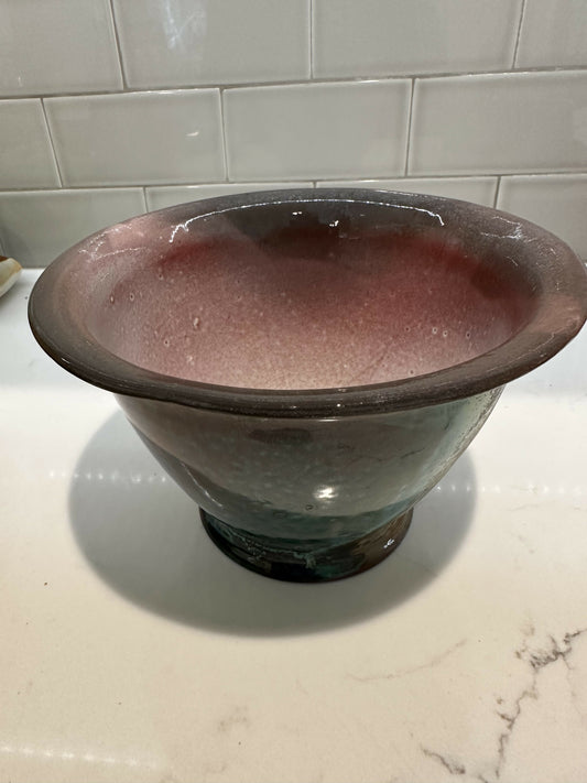 Medium colorful Bowl with lip
