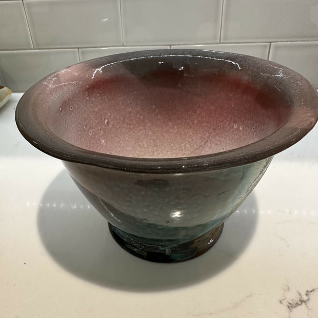 Medium colorful Bowl with lip