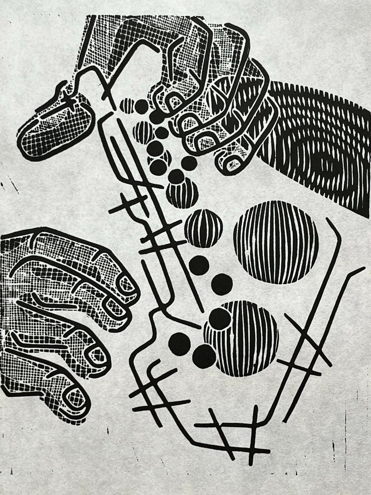 Saxophone | John Coltrane | Jazz | Linocut Print | Wall Art