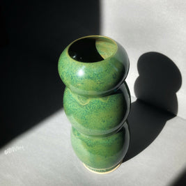 Green Bubble Vase