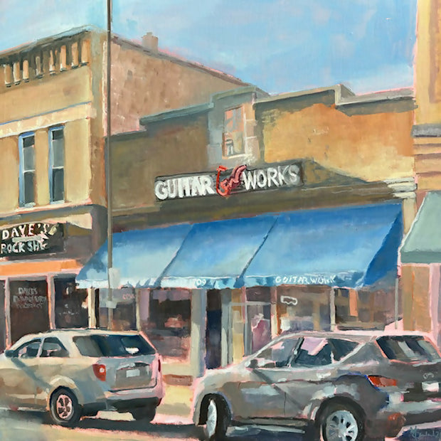 PRINT Guitar Works - "Main Street Rocks" 12"