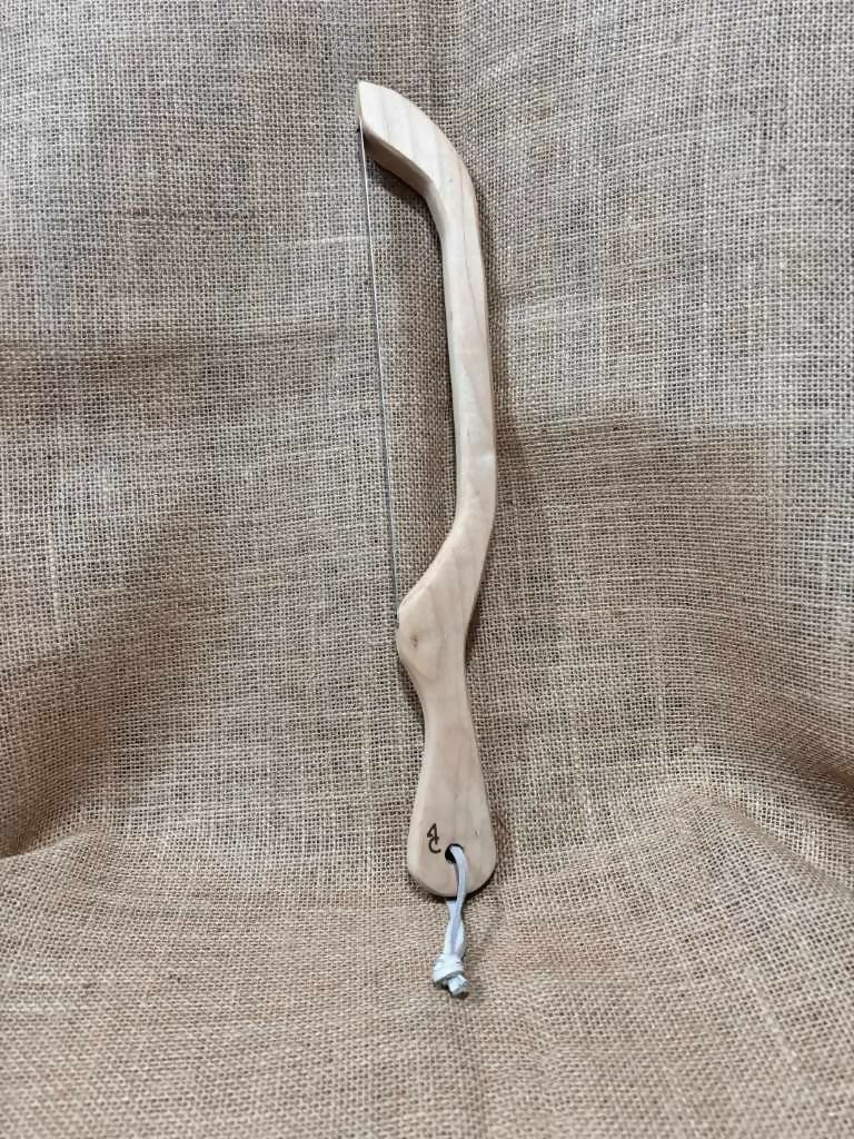 Silver Maple bow knife (bagel knife/sourdough knife)