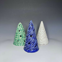 Blue Xmas Tree Luminary 4
