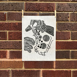 Saxophone | John Coltrane | Jazz | Linocut Print | Wall Art