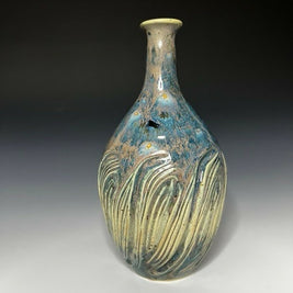 Textured Ceramic Bud Vase