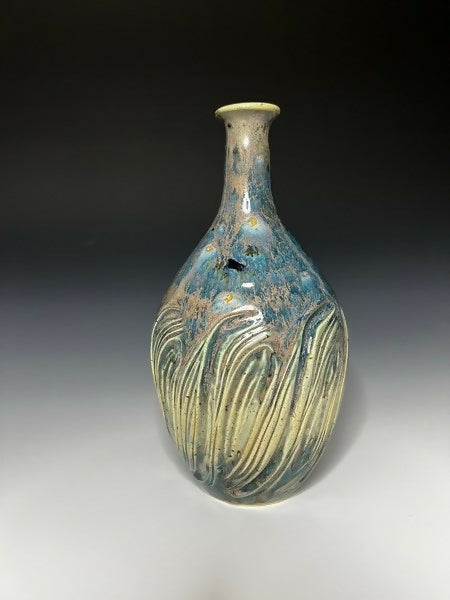 Textured Ceramic Bud Vase