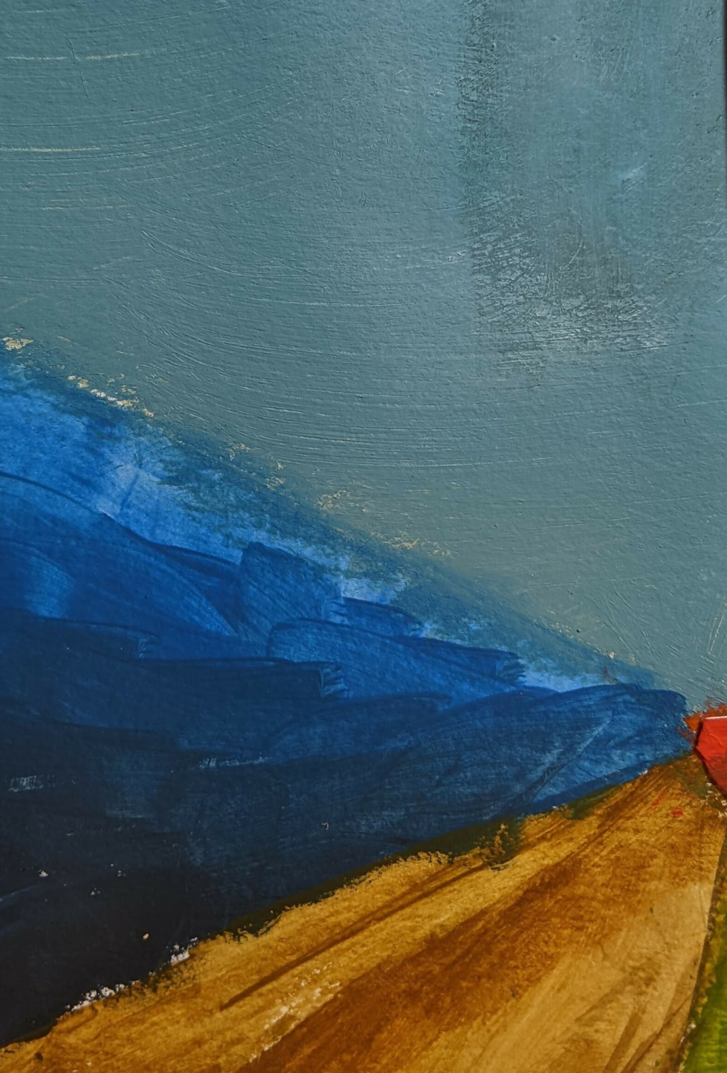 Abstract Acrylic/Multi Media Painting - Horizon's Edge