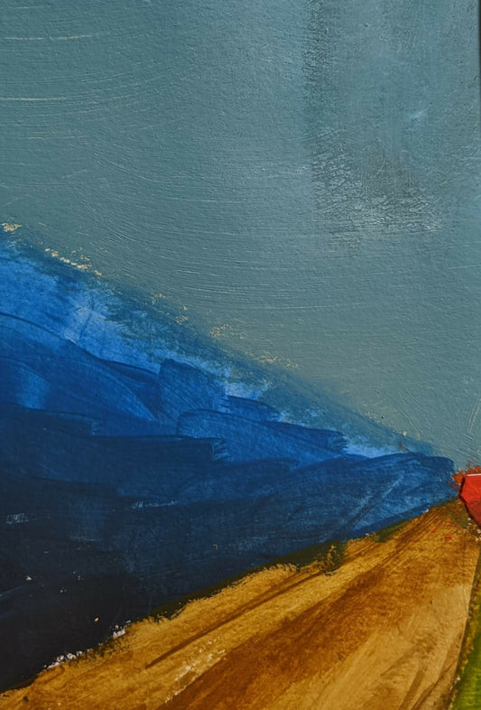 Abstract Acrylic/Multi Media Painting - Horizon's Edge