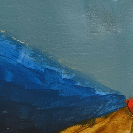 Abstract Acrylic/Multi Media Painting - Horizon's Edge