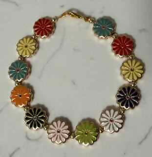 Springtime Flower Bracelet