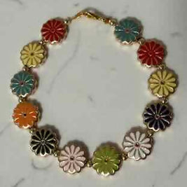 Springtime Flower Bracelet