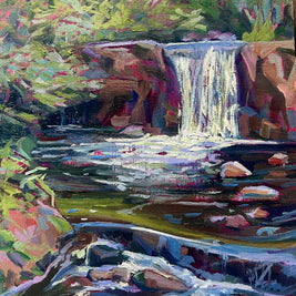 Mary Flack Waterfall at Lake Katherine