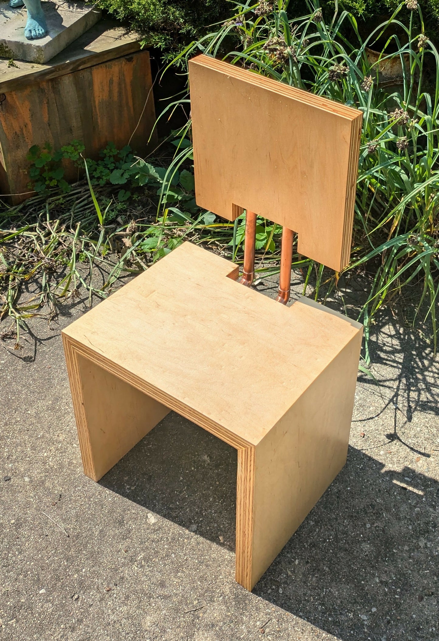 Minimalist Birch Plywood Chair (7_24) - 3