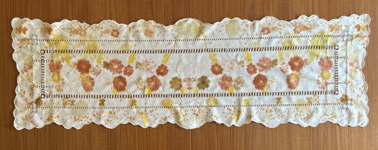 Vintage Table Runner with Open Weave